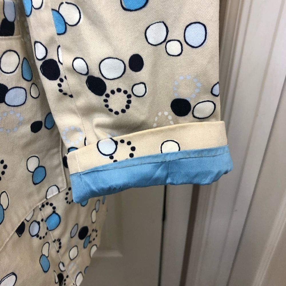 I.e. button down tan trench coat with pockets size large - Picture 6 of 14